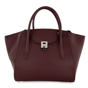 Luksuzna ženska torba od prave kože  Avelia – Bordo