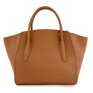 Luksuzna ženska torba od prave kože  Avelia – Boja crijep smeđa