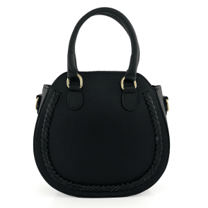 Luksuzna ženska torba od prave kože  Editta – crno
